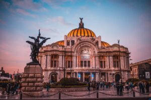 Meksiko miestas Palacio de Bellas Artes