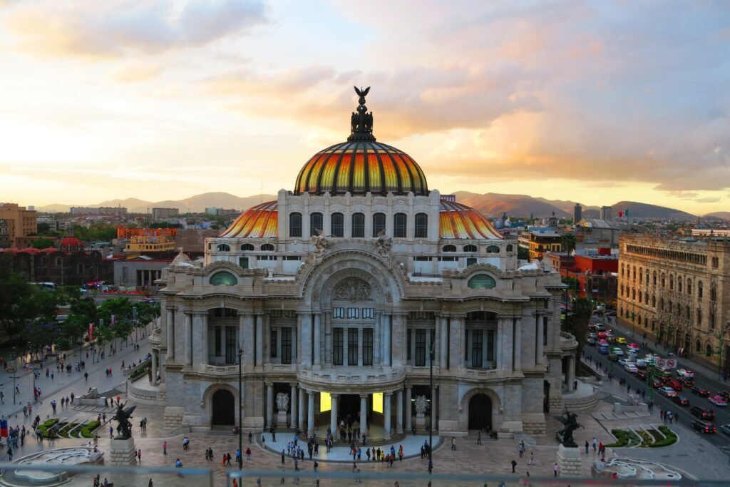 Meksiko miestas Palacio de Bellas Artes